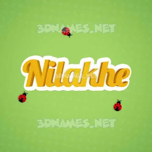 nilakhe in Ladybugs style - 3D name wallpaper nilakhe in Ladybugs style - 3D name wallpaper
