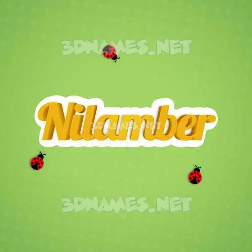 nilamber in Ladybugs style - 3D name wallpaper nilamber in Ladybugs style - 3D name wallpaper