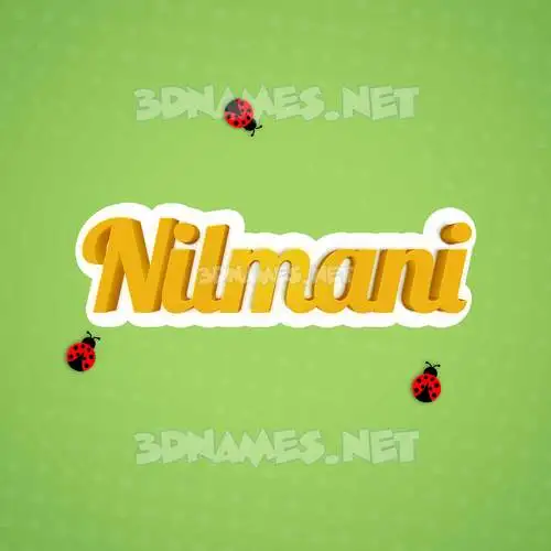 nilmani in Ladybugs style - 3D name wallpaper nilmani in Ladybugs style - 3D name wallpaper