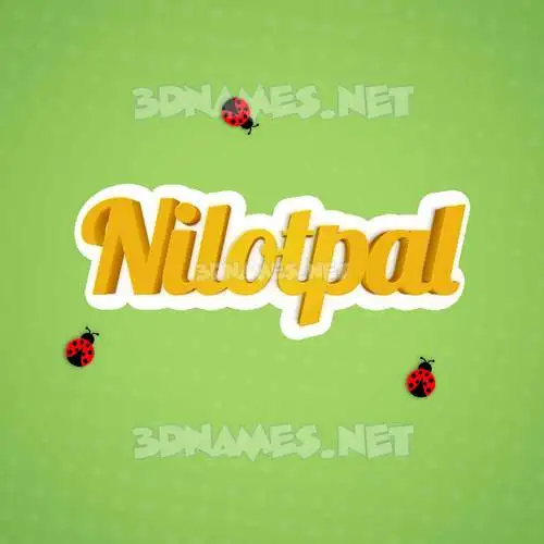 nilotpal in Ladybugs style - 3D name wallpaper nilotpal in Ladybugs style - 3D name wallpaper
