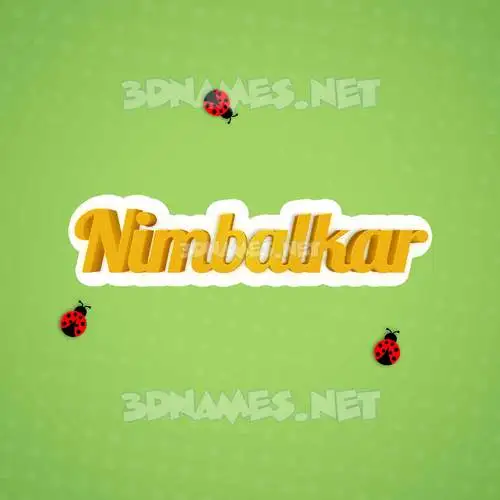 nimbalkar in Ladybugs style - 3D name wallpaper nimbalkar in Ladybugs style - 3D name wallpaper