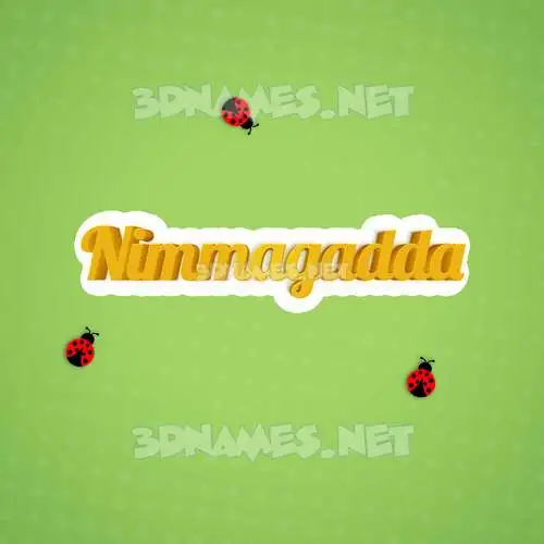nimmagadda in Ladybugs style - 3D name wallpaper nimmagadda in Ladybugs style - 3D name wallpaper