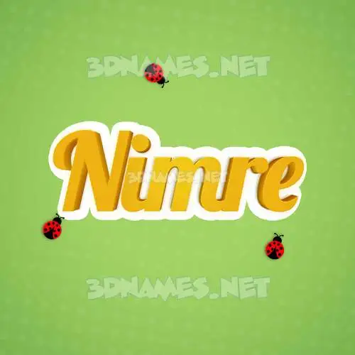 nimre in Ladybugs style - 3D name wallpaper nimre in Ladybugs style - 3D name wallpaper