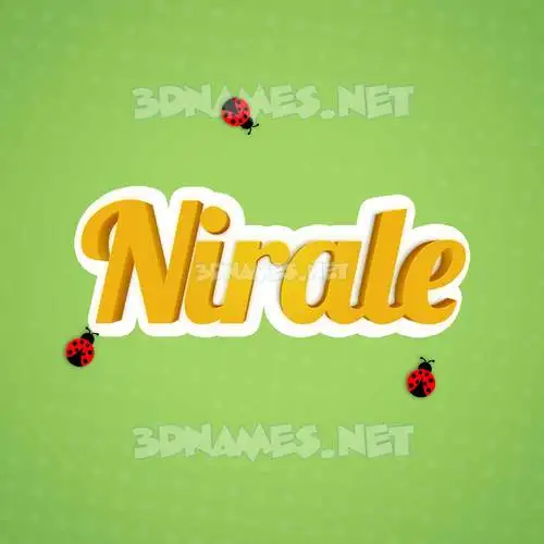 nirale in Ladybugs style - 3D name wallpaper nirale in Ladybugs style - 3D name wallpaper