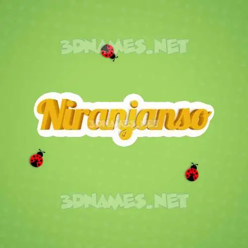 niranjanso in Ladybugs style - 3D name wallpaper niranjanso in Ladybugs style - 3D name wallpaper