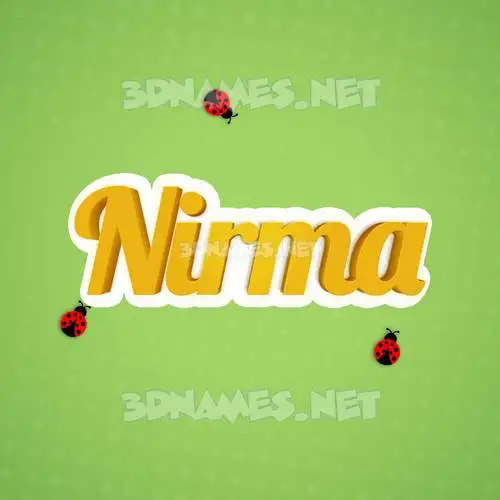 nirma in Ladybugs style - 3D name wallpaper nirma in Ladybugs style - 3D name wallpaper