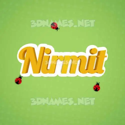 nirmit in Ladybugs style - 3D name wallpaper nirmit in Ladybugs style - 3D name wallpaper