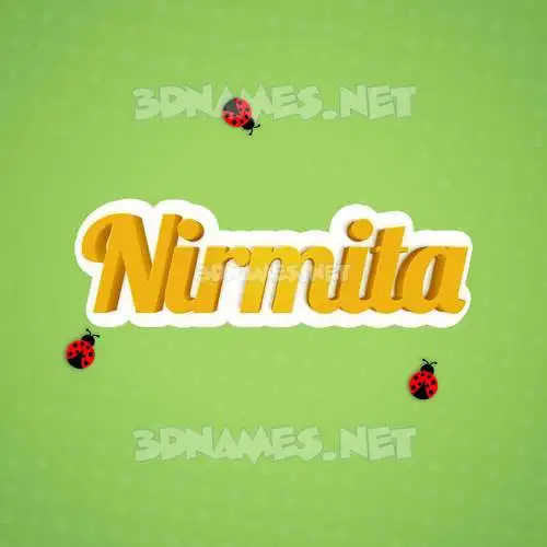 nirmita in Ladybugs style - 3D name wallpaper nirmita in Ladybugs style - 3D name wallpaper