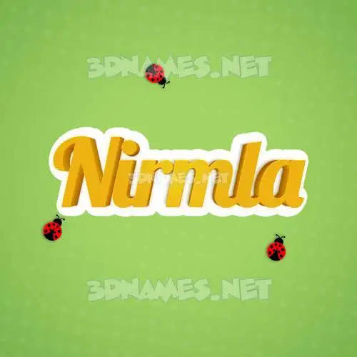 nirmla in Ladybugs style - 3D name wallpaper nirmla in Ladybugs style - 3D name wallpaper