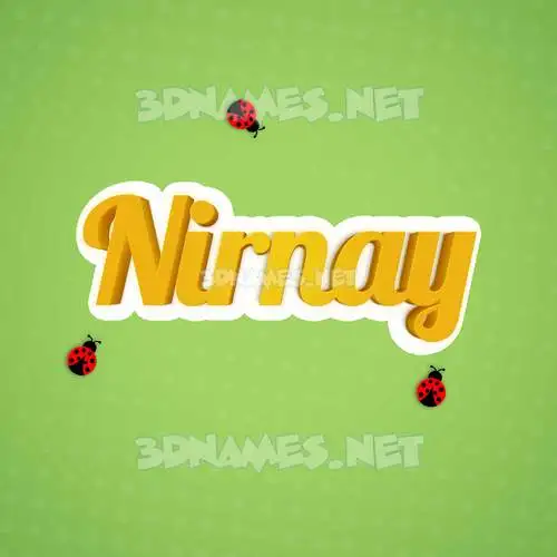 nirnay in Ladybugs style - 3D name wallpaper nirnay in Ladybugs style - 3D name wallpaper