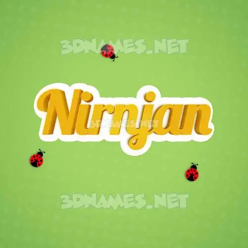 nirnjan in Ladybugs style - 3D name wallpaper nirnjan in Ladybugs style - 3D name wallpaper