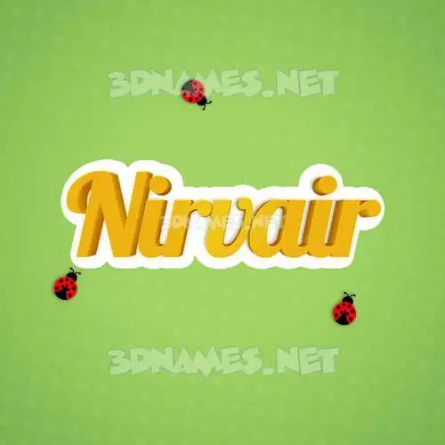 nirvair in Ladybugs style - 3D name wallpaper nirvair in Ladybugs style - 3D name wallpaper