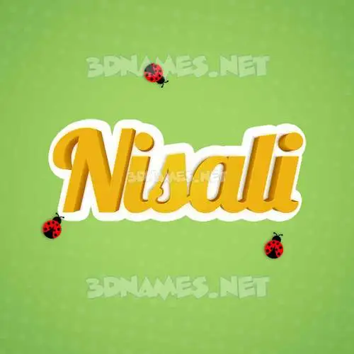 nisali in Ladybugs style - 3D name wallpaper nisali in Ladybugs style - 3D name wallpaper