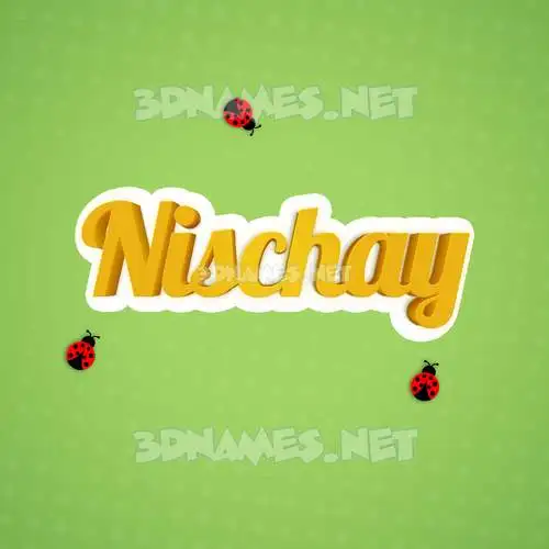 nischay in Ladybugs style - 3D name wallpaper nischay in Ladybugs style - 3D name wallpaper