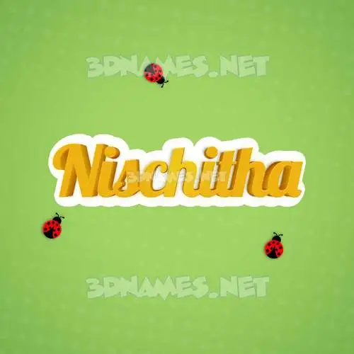 nischitha in Ladybugs style - 3D name wallpaper nischitha in Ladybugs style - 3D name wallpaper