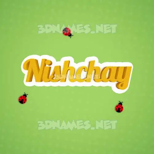 nishchay in Ladybugs style - 3D name wallpaper nishchay in Ladybugs style - 3D name wallpaper