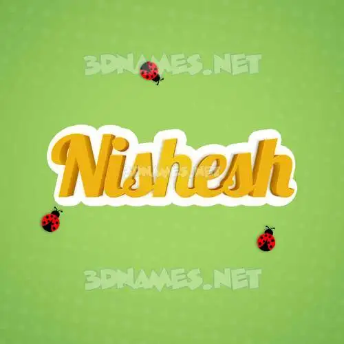nishesh in Ladybugs style - 3D name wallpaper nishesh in Ladybugs style - 3D name wallpaper
