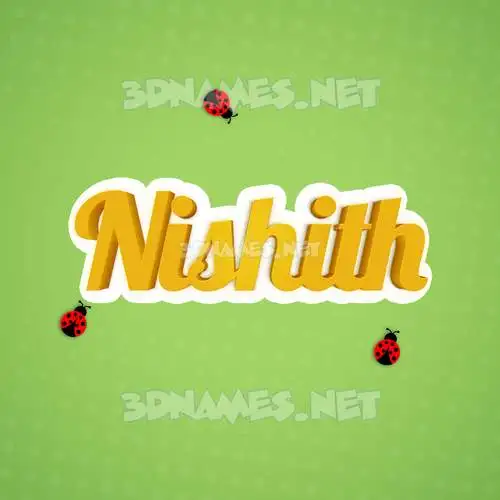 nishith in Ladybugs style - 3D name wallpaper nishith in Ladybugs style - 3D name wallpaper