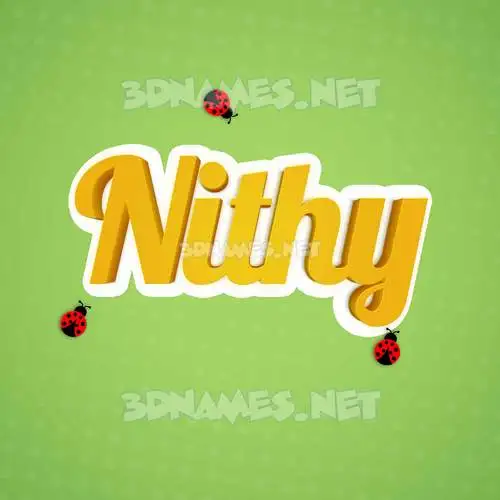 nithy in Ladybugs style - 3D name wallpaper nithy in Ladybugs style - 3D name wallpaper