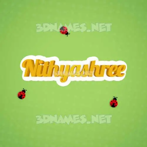 nithyashree in Ladybugs style - 3D name wallpaper nithyashree in Ladybugs style - 3D name wallpaper