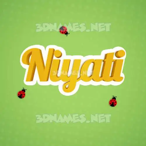 niyati in Ladybugs style - 3D name wallpaper niyati in Ladybugs style - 3D name wallpaper