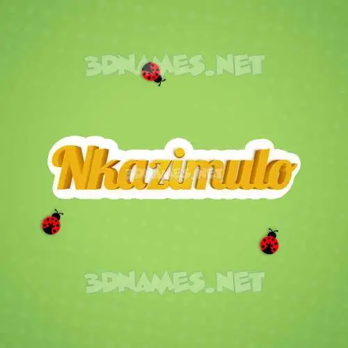 nkazimulo in Ladybugs style - 3D name wallpaper nkazimulo in Ladybugs style - 3D name wallpaper