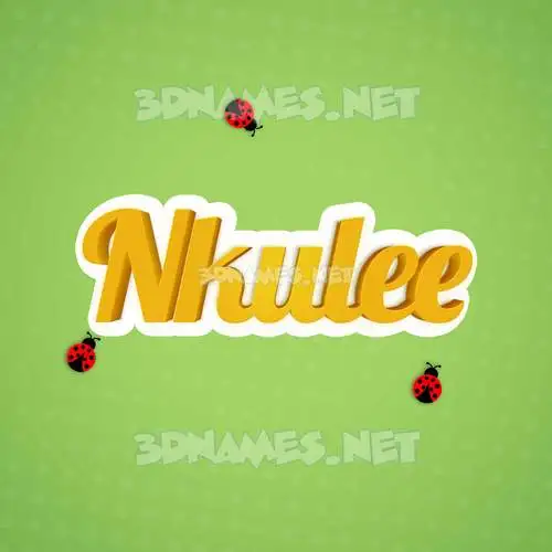 nkulee in Ladybugs style - 3D name wallpaper nkulee in Ladybugs style - 3D name wallpaper