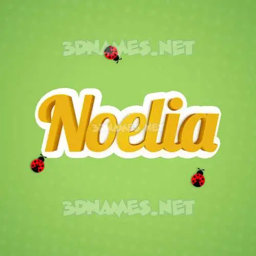 noelia in Ladybugs style - 3D name wallpaper noelia in Ladybugs style - 3D name wallpaper