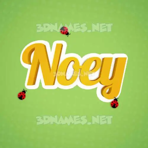 noey in Ladybugs style - 3D name wallpaper noey in Ladybugs style - 3D name wallpaper