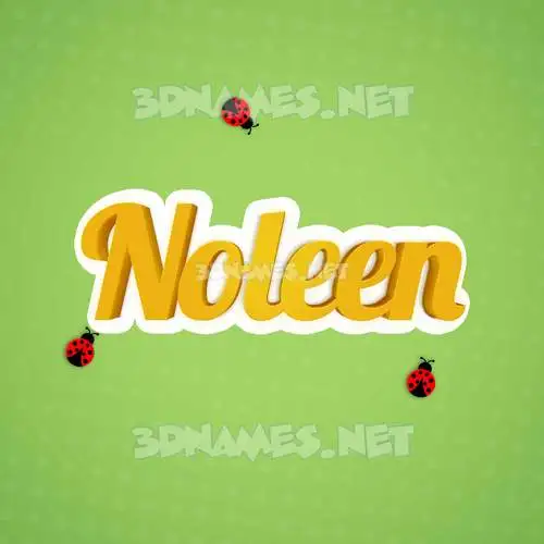 noleen in Ladybugs style - 3D name wallpaper noleen in Ladybugs style - 3D name wallpaper