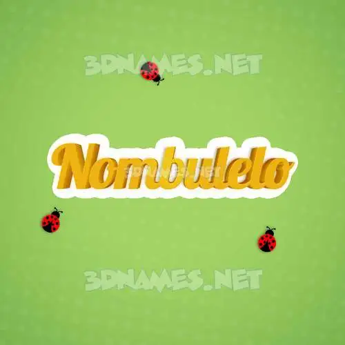 nombulelo in Ladybugs style - 3D name wallpaper nombulelo in Ladybugs style - 3D name wallpaper