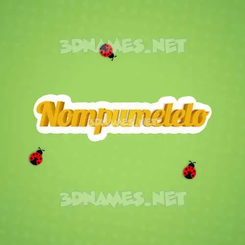 nompumelelo in Ladybugs style - 3D name wallpaper nompumelelo in Ladybugs style - 3D name wallpaper