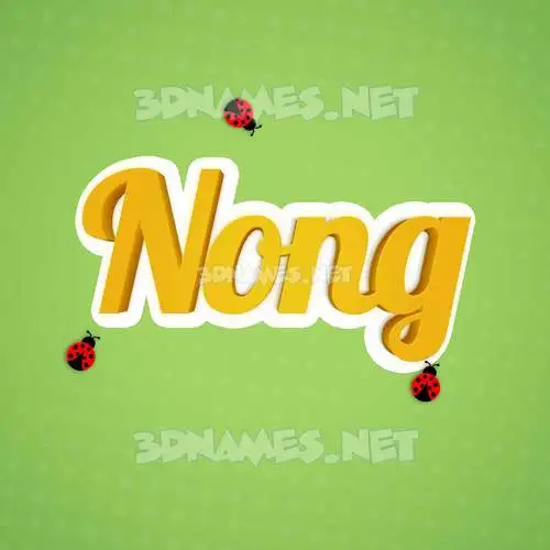 nong in Ladybugs style - 3D name wallpaper nong in Ladybugs style - 3D name wallpaper