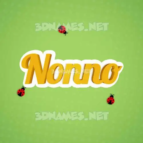 nonno in Ladybugs style - 3D name wallpaper nonno in Ladybugs style - 3D name wallpaper