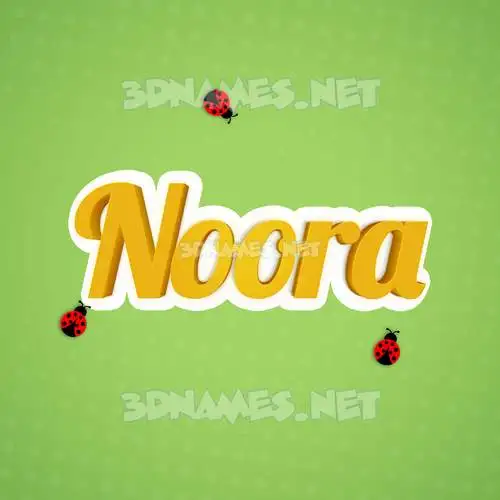 noora in Ladybugs style - 3D name wallpaper noora in Ladybugs style - 3D name wallpaper