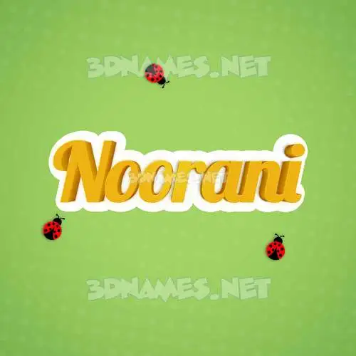 noorani in Ladybugs style - 3D name wallpaper noorani in Ladybugs style - 3D name wallpaper