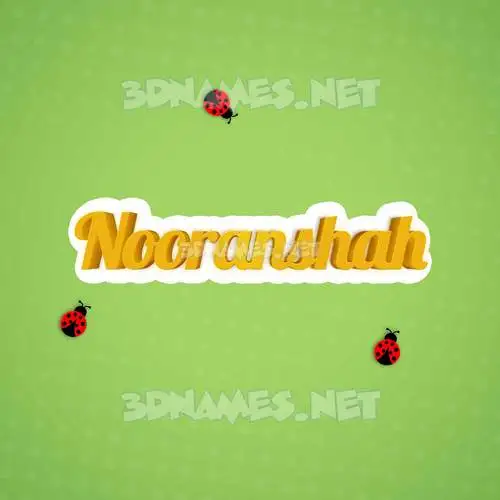 nooranshah in Ladybugs style - 3D name wallpaper nooranshah in Ladybugs style - 3D name wallpaper