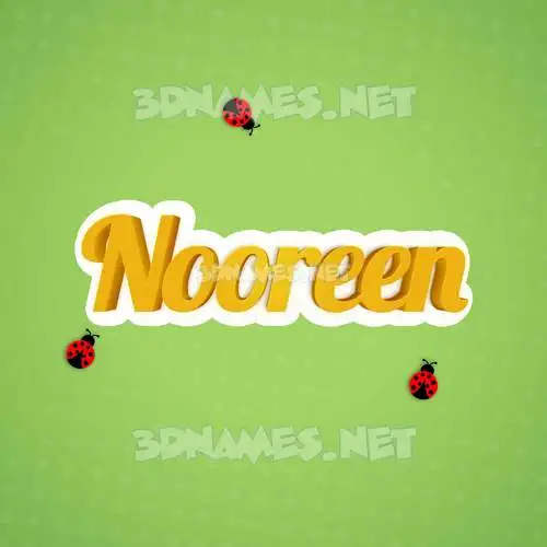 nooreen in Ladybugs style - 3D name wallpaper nooreen in Ladybugs style - 3D name wallpaper
