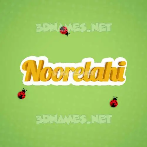 noorelahi in Ladybugs style - 3D name wallpaper noorelahi in Ladybugs style - 3D name wallpaper