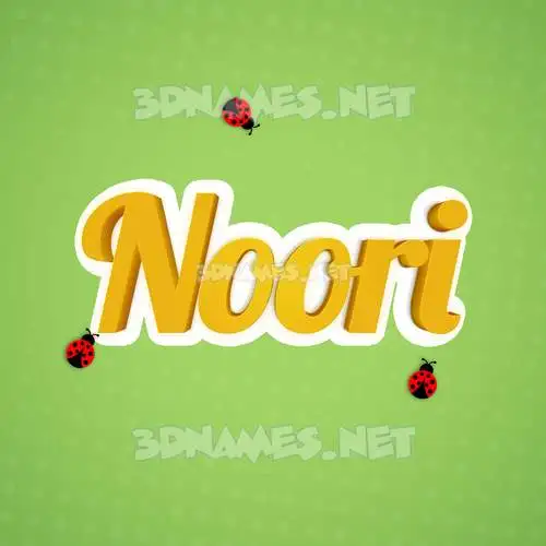noori in Ladybugs style - 3D name wallpaper noori in Ladybugs style - 3D name wallpaper