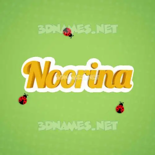 noorina in Ladybugs style - 3D name wallpaper noorina in Ladybugs style - 3D name wallpaper
