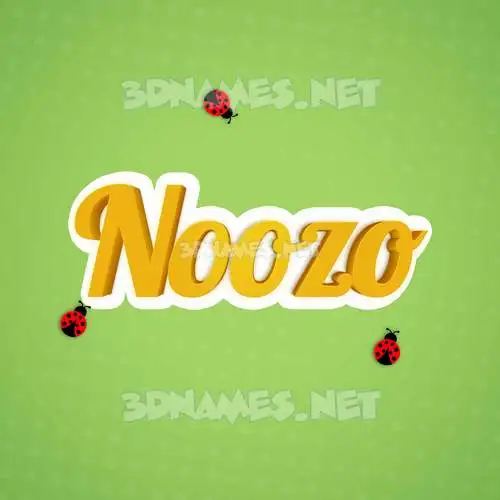 noozo in Ladybugs style - 3D name wallpaper noozo in Ladybugs style - 3D name wallpaper