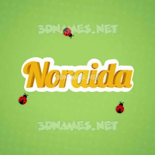 noraida in Ladybugs style - 3D name wallpaper noraida in Ladybugs style - 3D name wallpaper