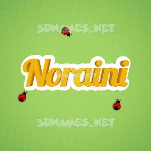 noraini in Ladybugs style - 3D name wallpaper noraini in Ladybugs style - 3D name wallpaper
