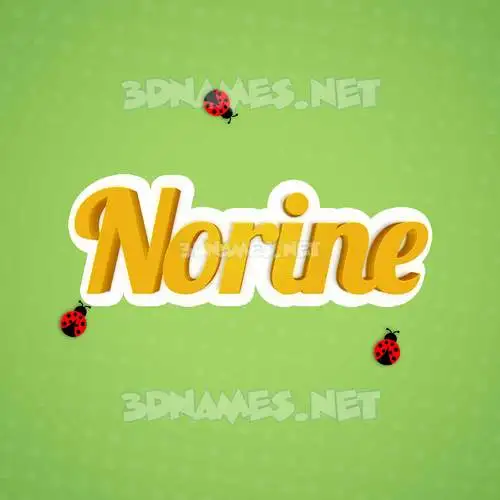 norine in Ladybugs style - 3D name wallpaper norine in Ladybugs style - 3D name wallpaper