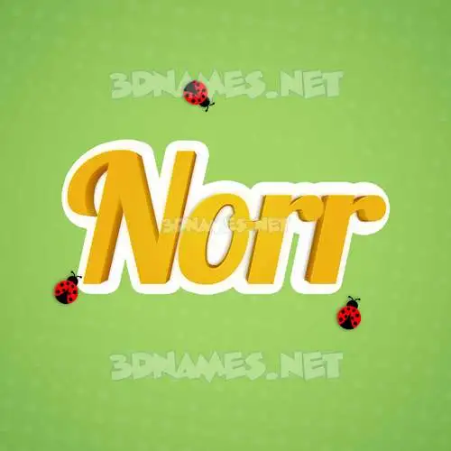 norr in Ladybugs style - 3D name wallpaper norr in Ladybugs style - 3D name wallpaper
