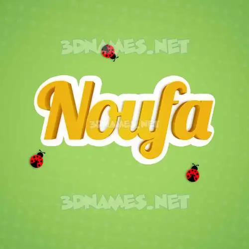 noufa in Ladybugs style - 3D name wallpaper noufa in Ladybugs style - 3D name wallpaper