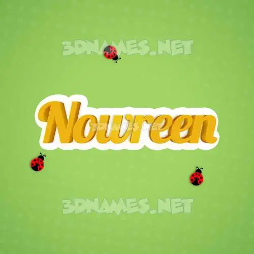 nowreen in Ladybugs style - 3D name wallpaper nowreen in Ladybugs style - 3D name wallpaper