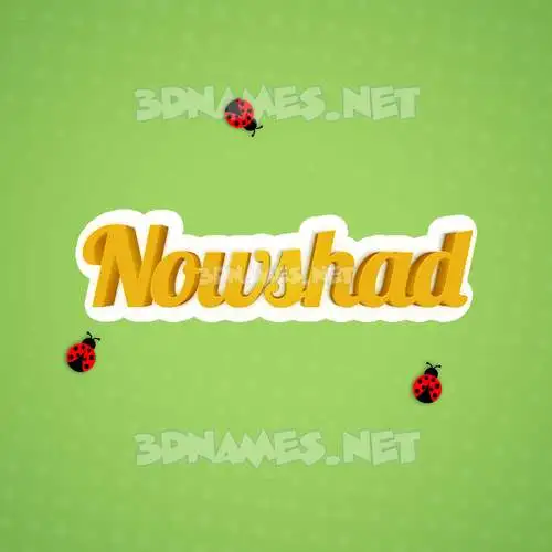 nowshad in Ladybugs style - 3D name wallpaper nowshad in Ladybugs style - 3D name wallpaper