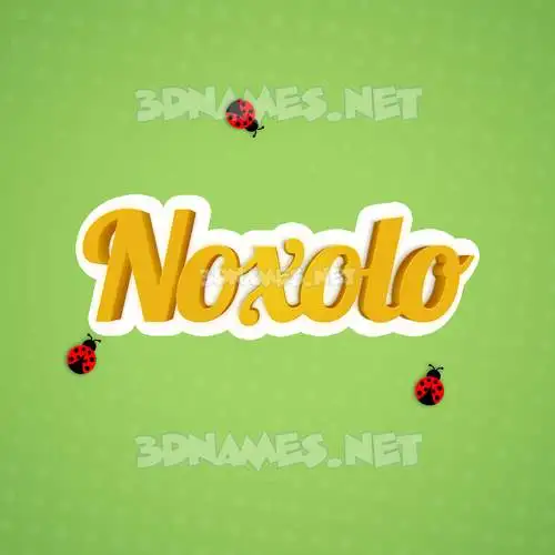 noxolo in Ladybugs style - 3D name wallpaper noxolo in Ladybugs style - 3D name wallpaper